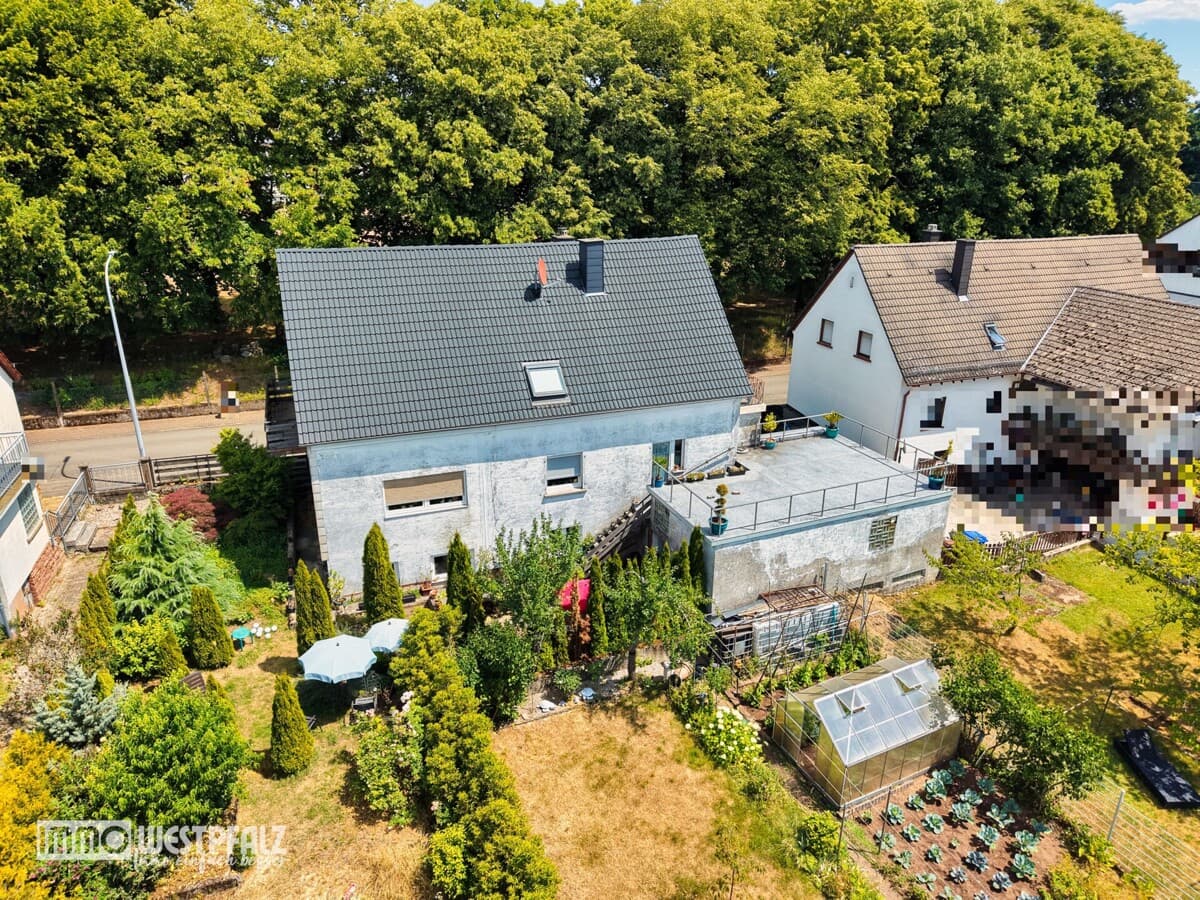 Rückseite Garten