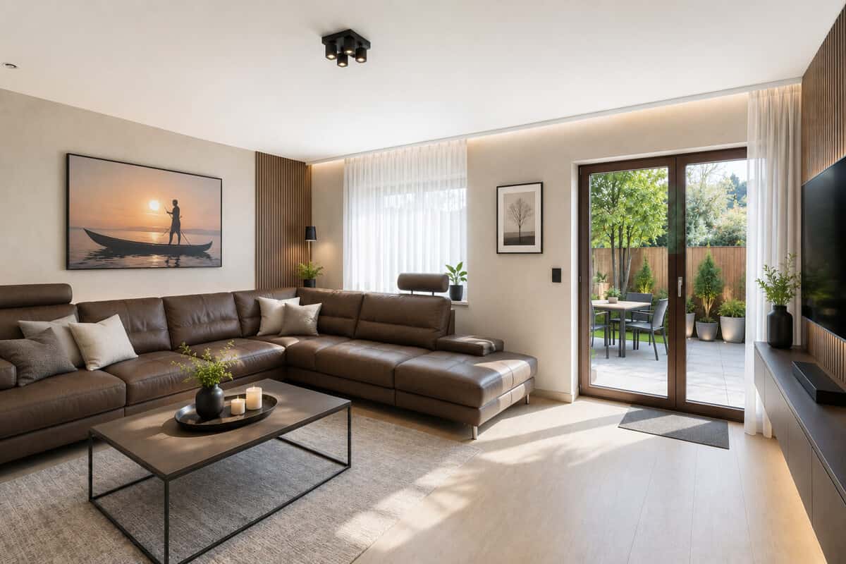 Wohnzimmer EG visualisiert