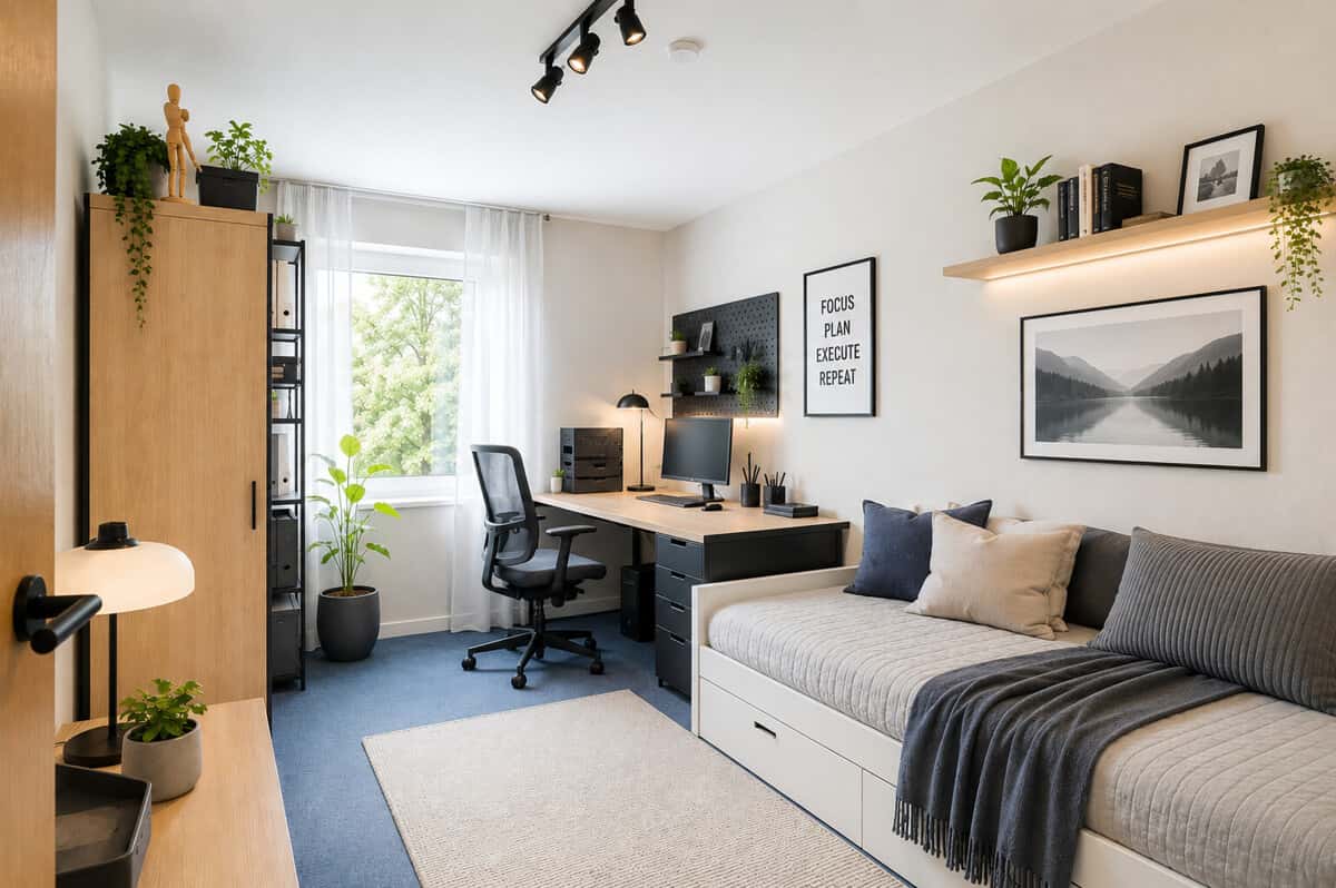 Schlafzimmer 2 OG visualisiert